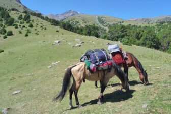 Randonnée équestre au Kirghizistan